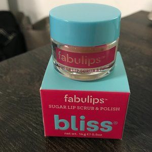 Bliss Fablulips Sugar Lip Scrub & Polish, 0.5oz Jar